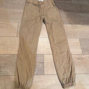 AMERICAN EAGLE WOMENS SIZE 0 25 JEGGING JOGGER TAN NEW